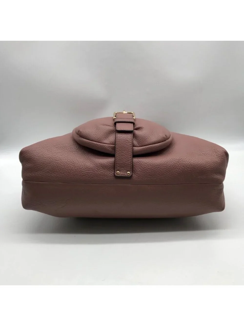 Michael Kors Mauve Pebbled Leather Austin Hobo Bag